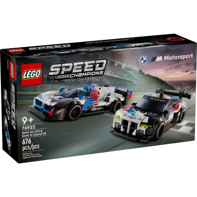 LEGO Speed champions Les voitures de course BMW M4 GT3 et BMW M Hybrid V8 2024